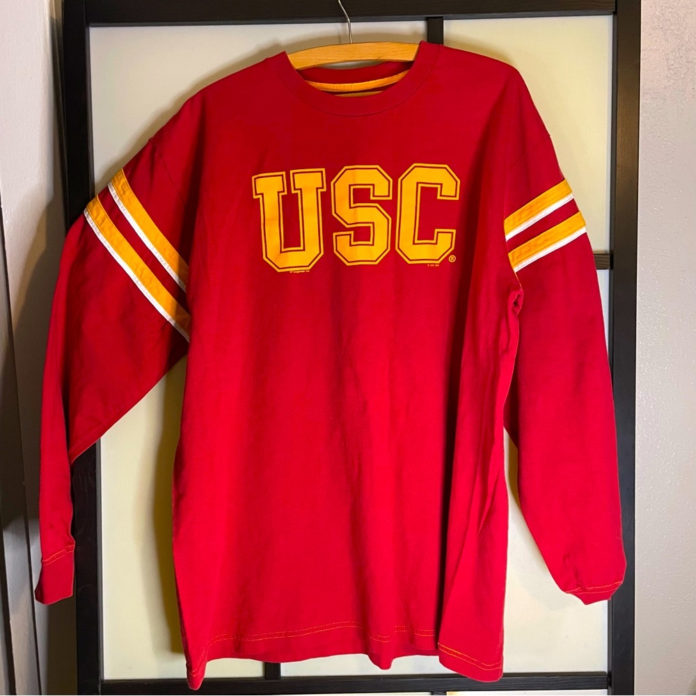 2010 USC Red and Yellow Football Long Sleeve
